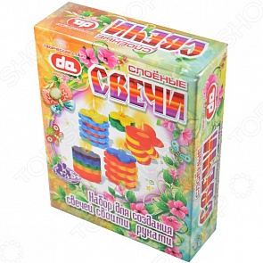 Набор для творчества - слоёные свечи Бабочки-цветочки (Дети Арт, да18001sim)